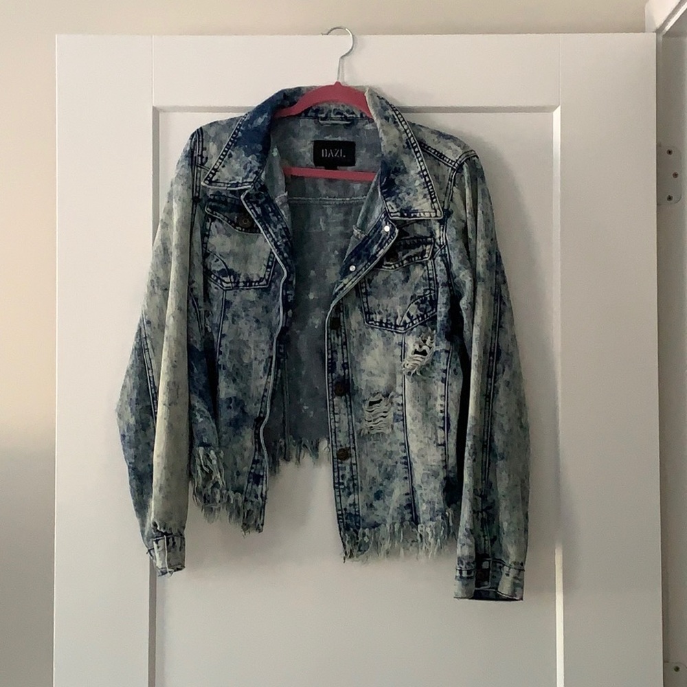 Distressed Jean Jacket